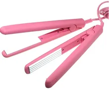 New Brand Mini hair straightener Iron Pink Ceramic Electronic chapinha nano titanium Straightening Irons styling tools