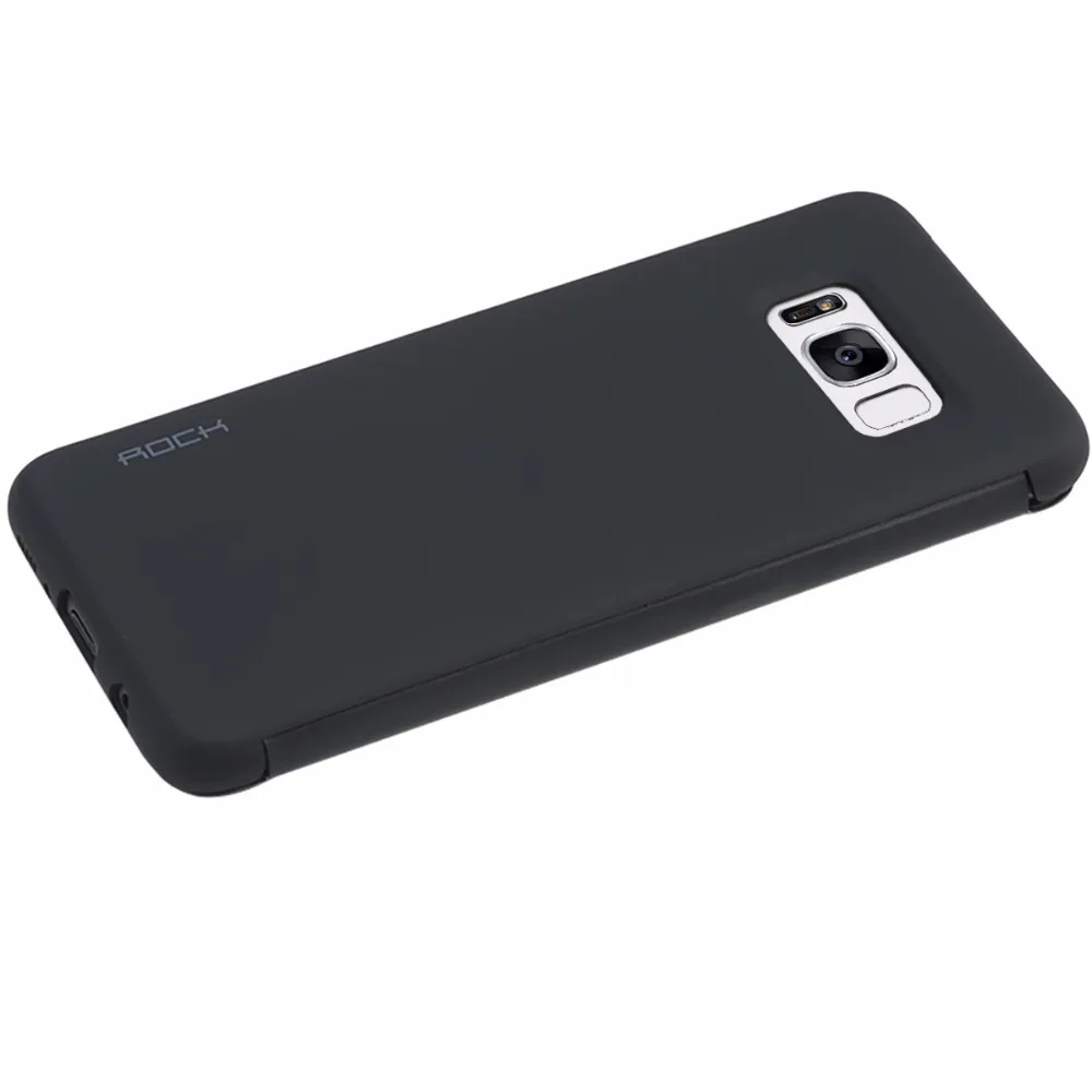 Чехол для телефона samsung Galaxy S8 Rock Dr. v с полным окном, умный флип-чехол из ТПУ+ поликарбоната, чехол для телефона Galaxy S9, Fundas