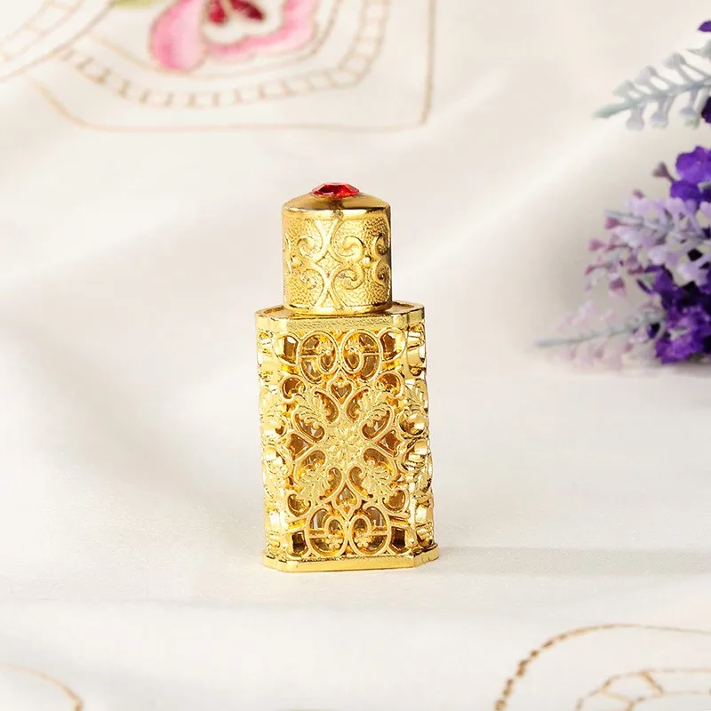 H & D Серебряный винтажный многоразовый флакон для духов Пустой Стеклянный декор