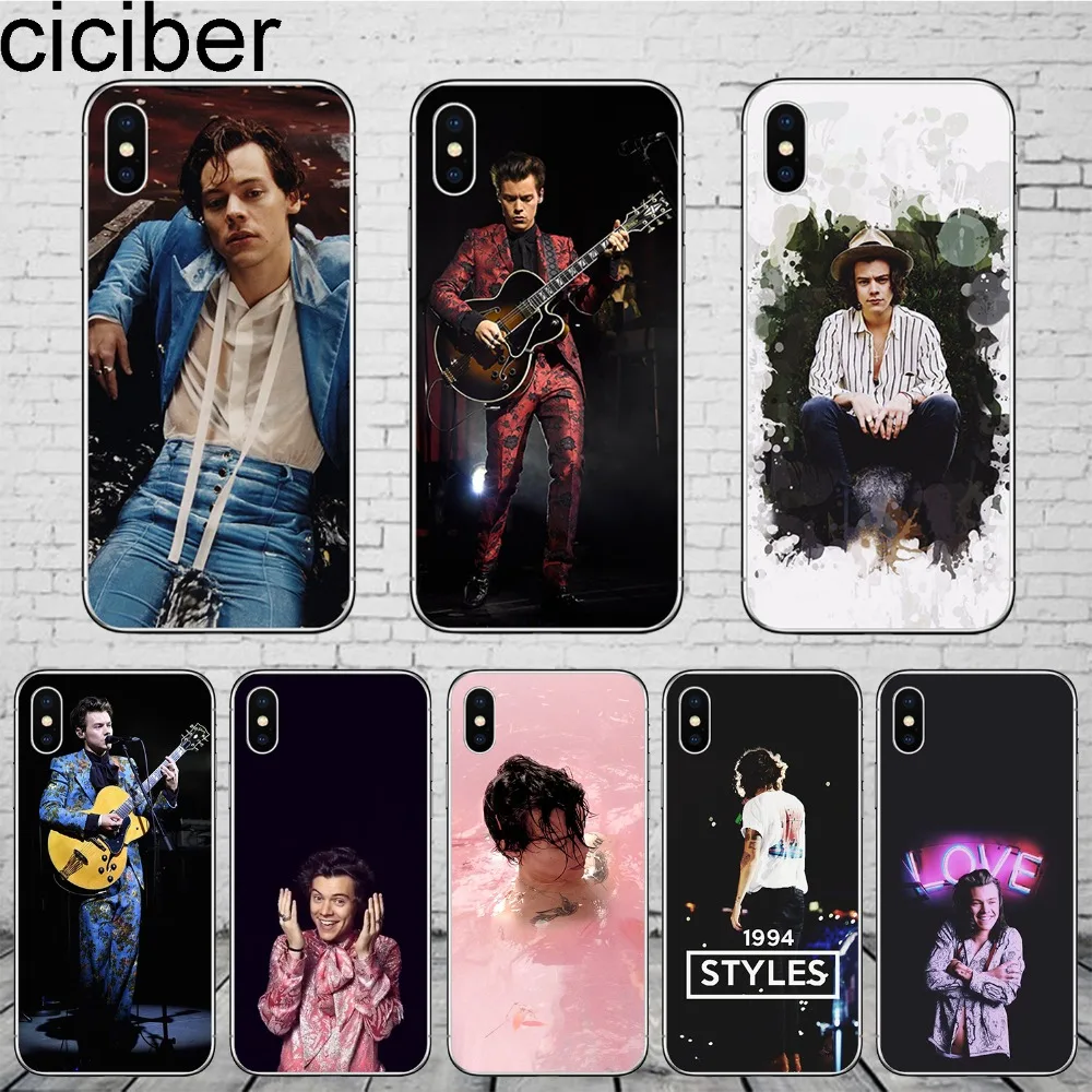 

ciciber Harry Styles for iPhone 11 Pro Max Phone Case For iphone XR 7 8 6 6S Plus 5S X XS Max Phone Case Soft Silicone TPU Coque