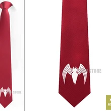 Веном мужской символ Мужской Жаккардовый тканый тонкий узкий 2," галстук 6 см Галстук Свадебная вечеринка галстук для жениха запонки LK090M