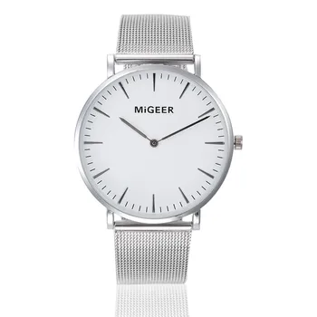 

Top Brand Luxury Ultra-thin Men Watch Women Watches Fashion Stainless Steel Quartz Men's Watches Clock saat relogio Reloj Hombre