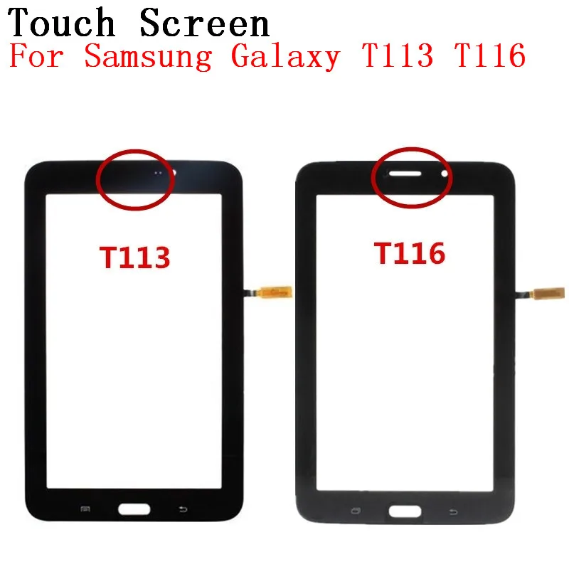 RTBESTOYZ Touch Screen For Samsung Galaxy Tab 3 Lite SM-T113 T116 Panel Digitizer Sensor Glass Lens | Мобильные телефоны и