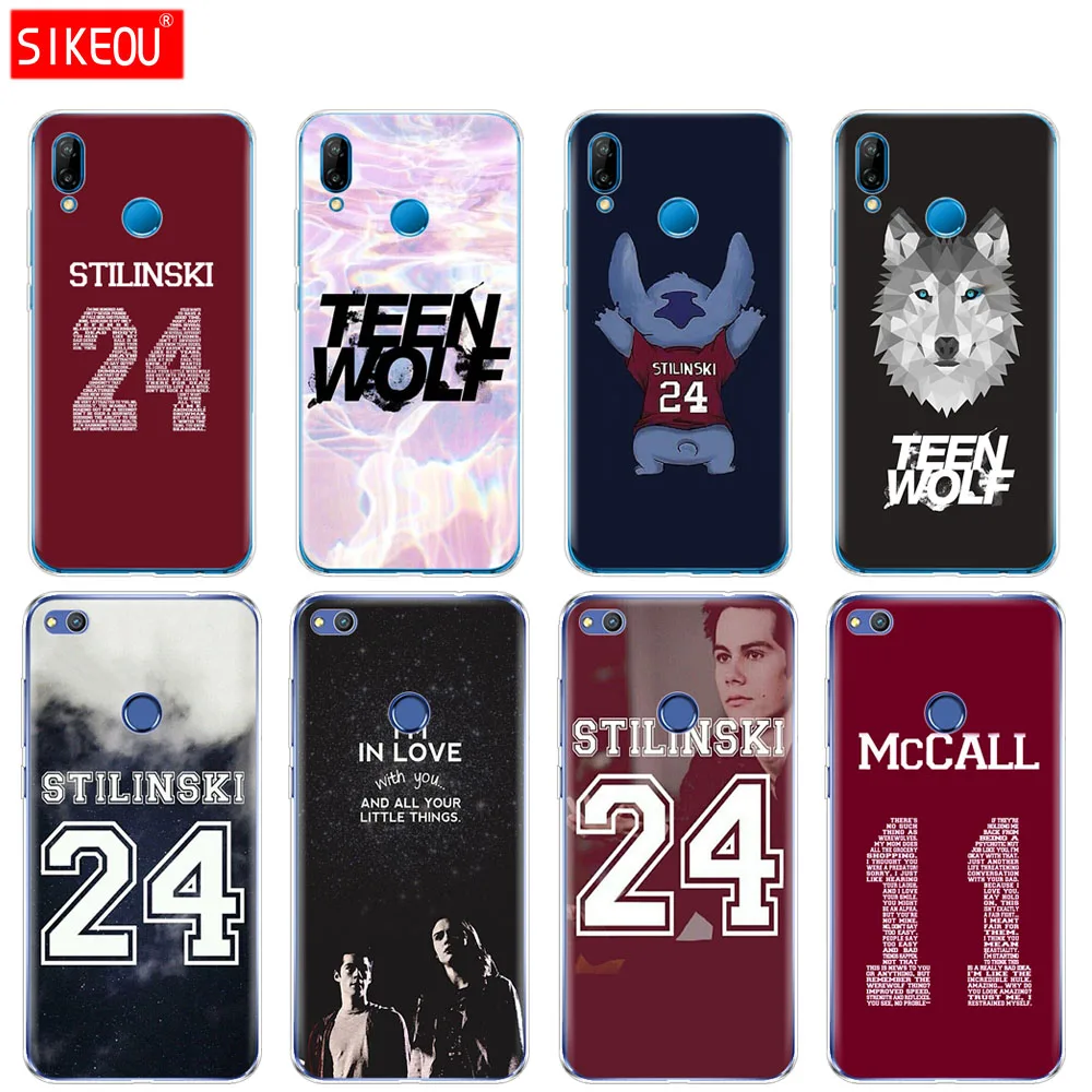 Силиконовый чехол для телефона Huawei P20 P7 P8 P9 P10 Lite Plus Pro 2017 p smart 2018 Teen Wolf Stilinski 24 |