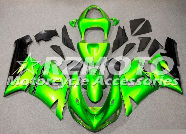 

New Abs motorcycle Fairings Kit Fit for kawasaki Ninja ZX6R 636 2005 2006 05 06 6R ZX-6R Bodywork set Custom Green