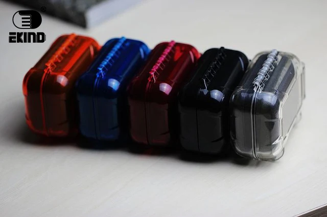 

EKIND Earphone Accessories Waterproof Box Drop Resistance Protective Case Portable Storage Bag Box Headphone Accessories