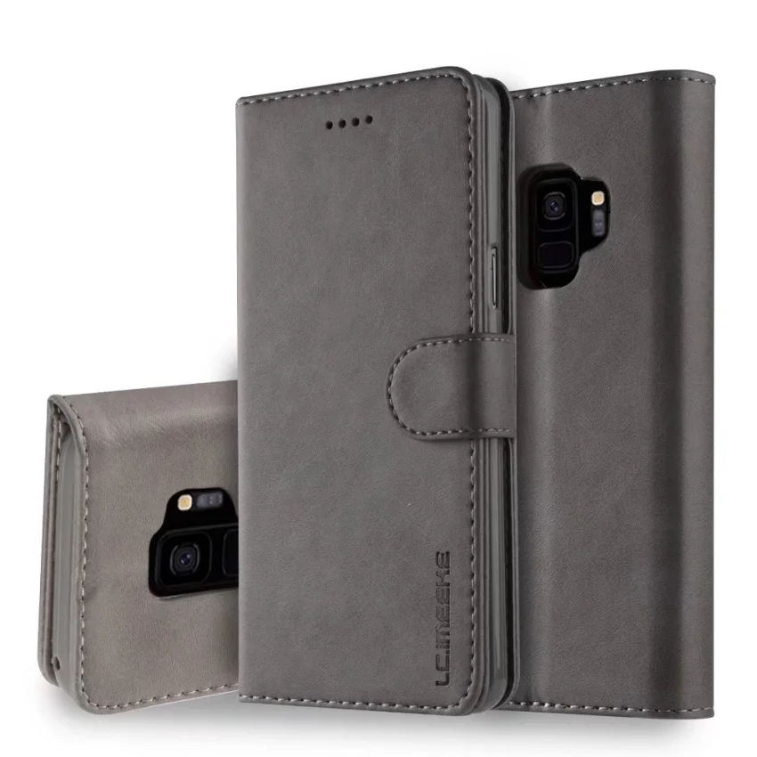 Coque For Samsung Galaxy S6 S7 Edge Case Cover Classic Wallet Flip Case Cover Samsung S8 S9 Plus Coque Fundas Capa PU Leather (2)