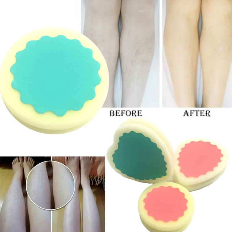 

Facial Body Hair Remover Tool Magic Painless Sponge Hair Removal Depilation Sponge Pad Remove Hair Remover Effective Epilator