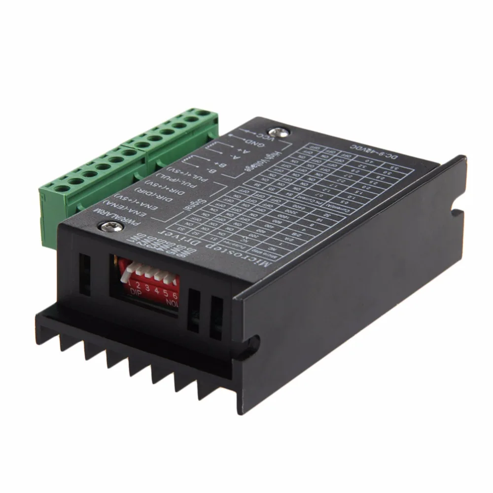 

TB6600 Single Axis 4A Stepper Motor Driver Controller 9~40V DC Micro-Step CNC N16 dropship