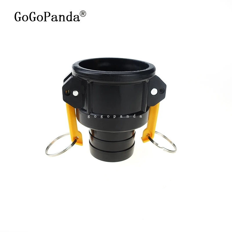 

Free Shipping IBC1000L Adapter Water Connector Camlock Coupler 2 inch Female Poly Male Threaded