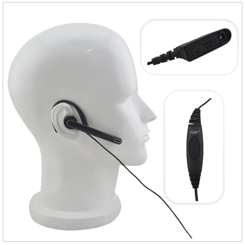 Однопроводные наушники G-loop Boom mic, гарнитура с микрофоном для Motorola GP328 GP340 GP380 HT750 MTX850 PTX760 PRO5150