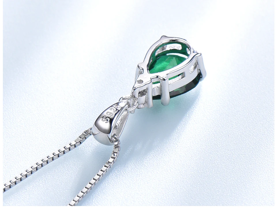 UMCHO Emerald 925 sterling silvernecklace for women NUJ54E-1-pc (5)