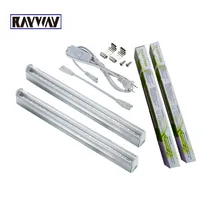 RAYWAY LED T5 Tube SMD2835 High Brightness led grow lights AC 85-265V led plant lamp for plants + EU plug or US Plug Switch Wire