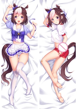 

2018-August Japan Anime Uma Musume Pretty Derby characters Special Week Dakimakura body pillow case cover hugging pillowcases