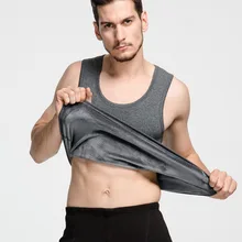 MRMT брендовый осенний и зимний мужской жилет хлопковый теплый жилет для мужчин плюс бархатный мягкий кашемировый жилет базовое нижнее белье