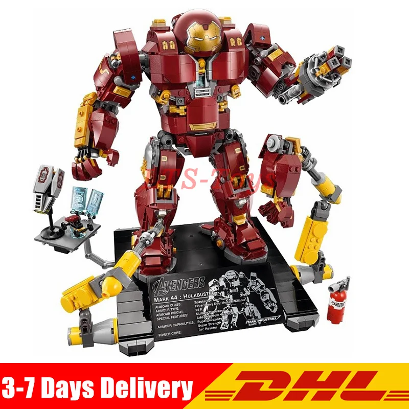 

Compatible Legoing 76105 Super Heroes The Hulkbuster: Ultron Edition Anti Hulk Mech Toy Building Bricks Blocks Model