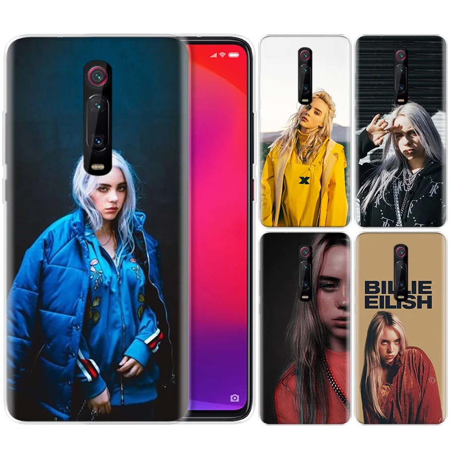 

Silicone Case for Xiaomi Redmi K20 Pro K20Pro Note 5 6 7 7A 6A Mi A2 A1 8 Lite 9 S2 Pocophone F1 Billie Eilish Girl