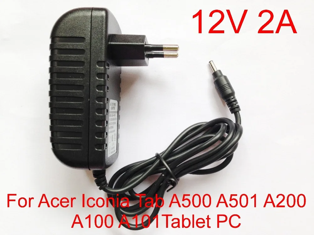 1 шт. зарядное устройство для планшетов Acer Iconia Tab A500 A501 A200 A100 A101|charger flashlight|a500 phonecharger