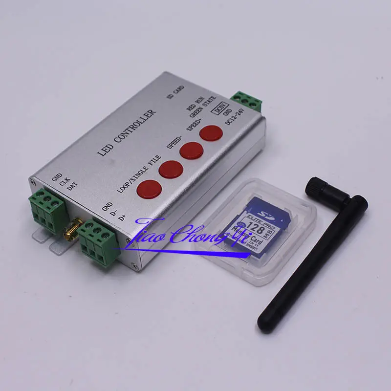 Wi Fi светодиодный контроллер с приложением Pixel SD Card DMX 512 APA102 WS2812B WS2811 WS2801