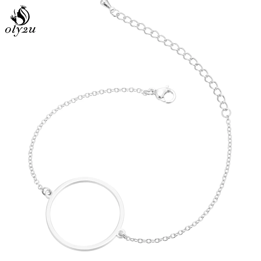 Silver Bracelets Женские Новое поступление полые браслеты с сердечками из нержавеющей стали Шарм Браслеты Модная бижутерия Браслеты Женские подарки - Окраска металла: Silver Bracelets
