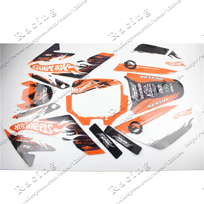 CRF 70 GRAPHICS KIT CRF70 DECO DECALS STICKERS DIRT PIT BIKE SENGE ...