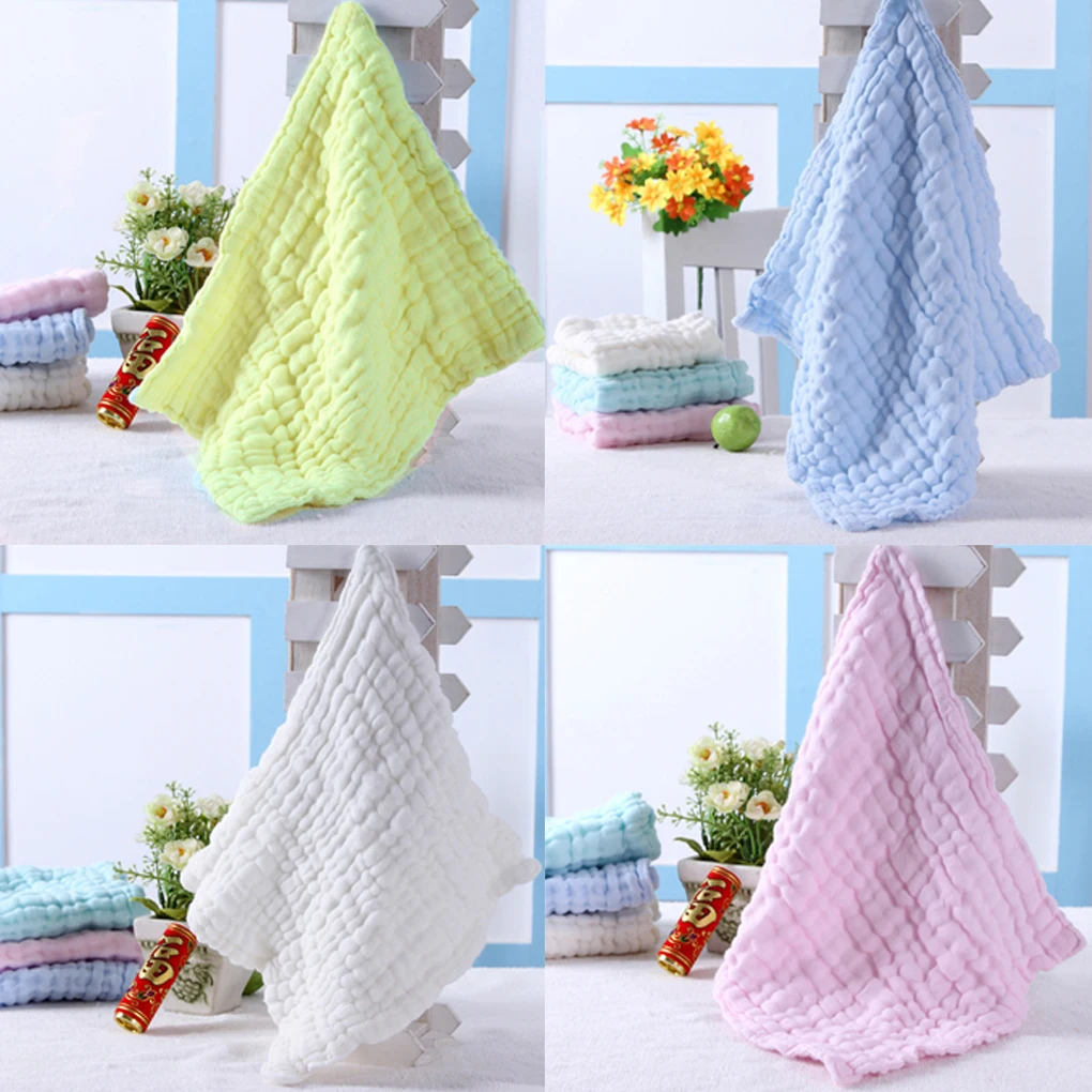 23 * 23cm Soft Cotton Baby Handkerchief Infant KidsTowel Newborn Baby
