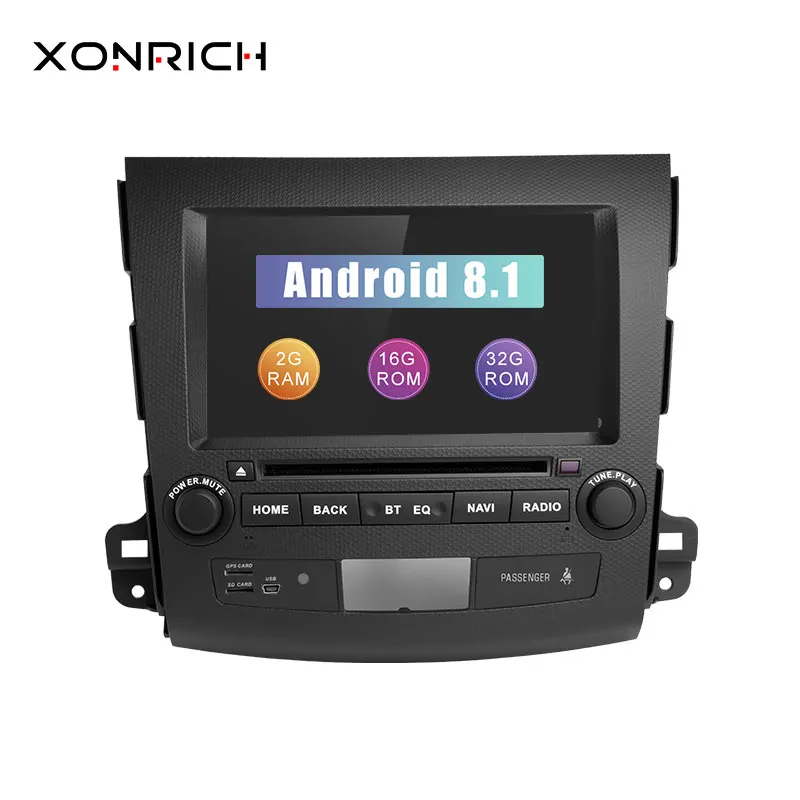 

Xonrich 2 Din Android 8.1 Car Radio Head Unit For Mitsubishi Outlander 2007 2008 2009 2010 2011 GPS Navi DVD Audio Wifi 4G 230mm