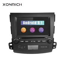 Xonrich 2 Din Android 8,1 автомобиль радио головное устройство для Mitsubishi Outlander 2007 2008 2011 2010 2009 gps Navi DVD аудио Wi Fi 4G 230 мм