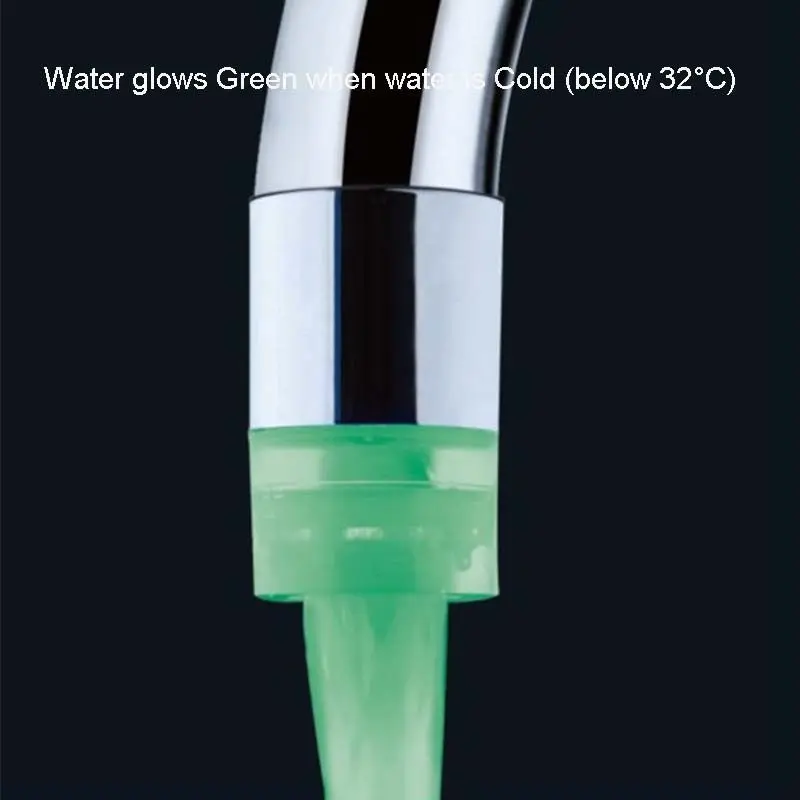 Sensitive 6 Colors LED Light Change Faucet Aerators Temperature Sensor Water Saving Ktichen Faucet Led Light Colorful Tap Parts Sensitive 6 Colors LED Light Change Faucet Aerators Temperature Sensor Water Saving Ktichen Faucet Led Light Colorful Tap Parts