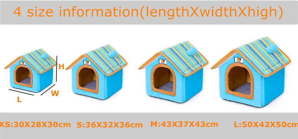 XS-L домик для питомца кошки собаки моющийся Водонепроницаемый и не выцветает маленький домик для питомца Ручная стирка и механическая стирка дышащая клетка для собак