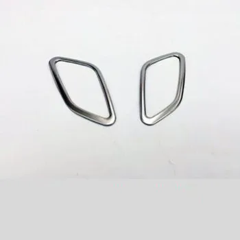 

For Nissan Murano 2015 2PCS High Quality Stainless Steel Car Front Dashboard Air Vent Outlet Cover Trim Car Styling Accessories