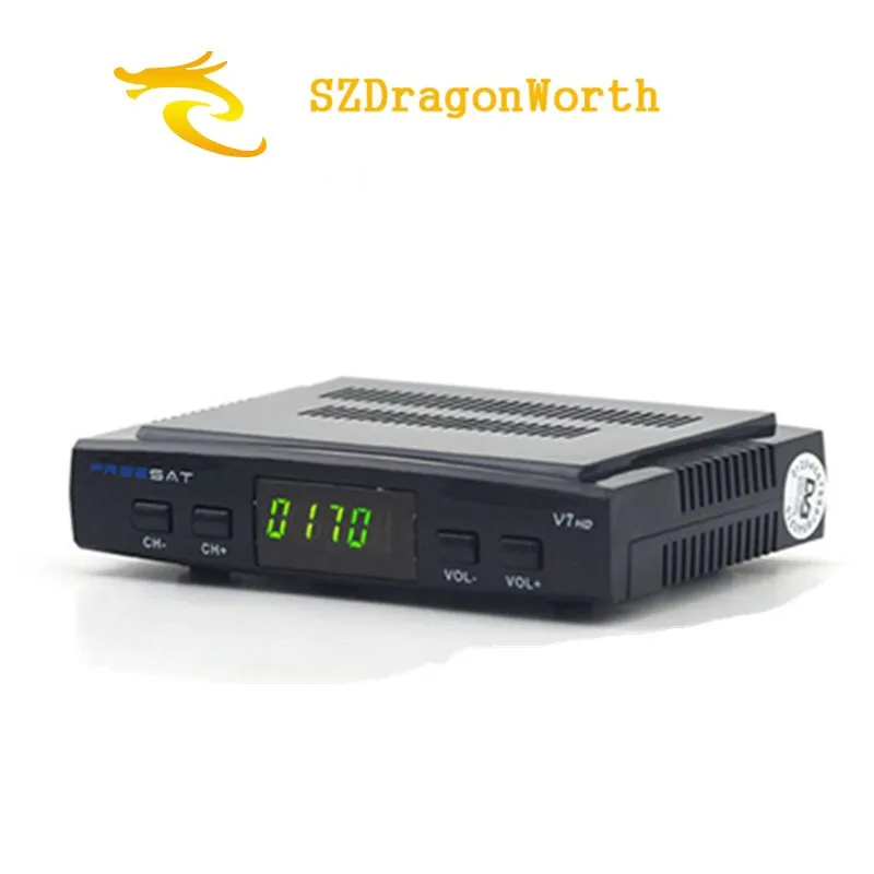 Brand New FREESAT V7 Satellite Receiver 1080P FULL HD DVB S2 Support