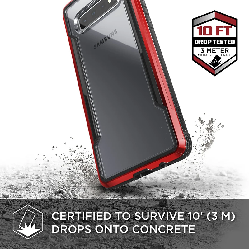 Чехол X-Doria Defense Shield для samsung Galaxy S10 Plus, военный класс, противоударный алюминиевый чехол для Galaxy S10 Capa