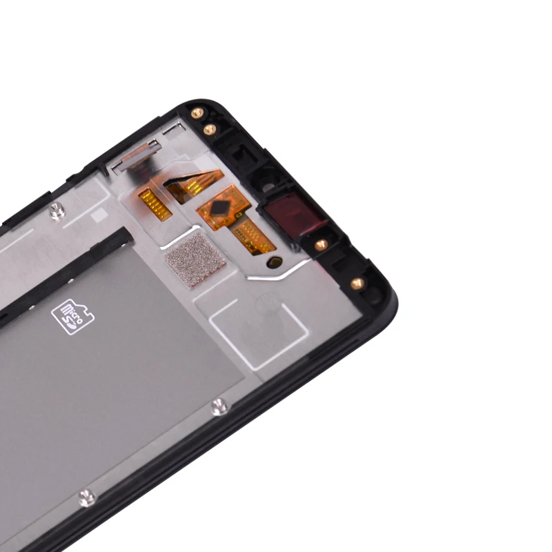 Black LIYUNSHU LCD Screen and Digitizer Full Assembly for Microsoft Lumia 640XL Color : Black