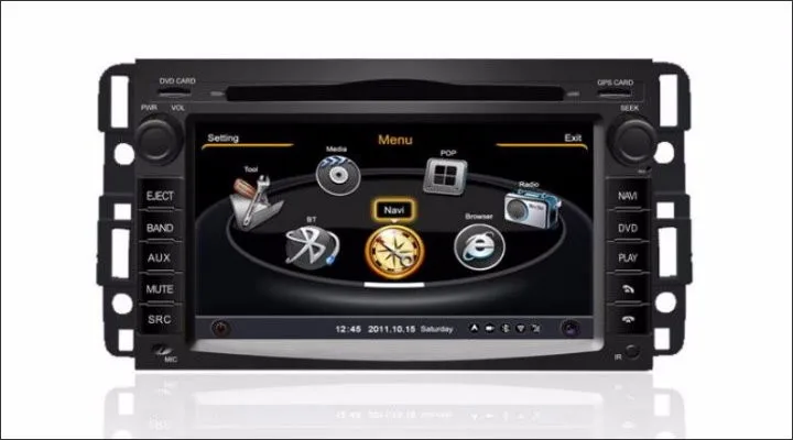 Cheap Liislee Car GPS Map Nav Navi Navigation For Chevrolet Traverse 2008~2012 Radio Stereo TV DVD iPod BT HD Screen Multimedia System 3