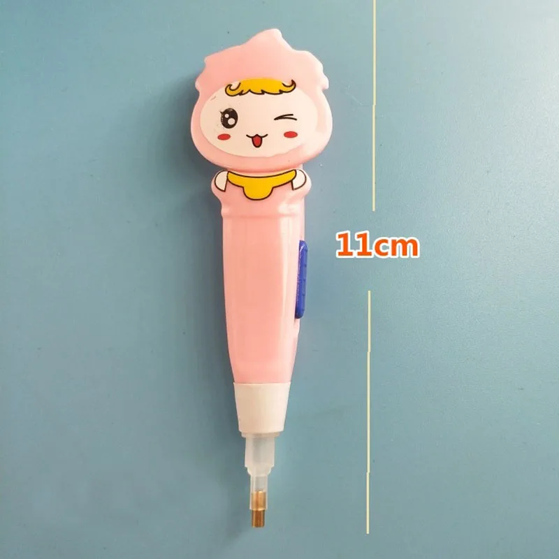 Cartoon Diamond Painting Drill LED Pen Self-contained Luminous Night Point Drill Pen Embroidery Painting Tools Cross Kit Pen (4)