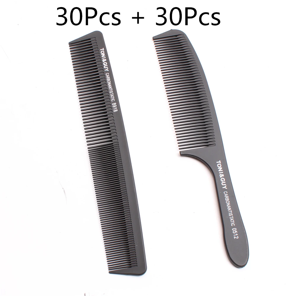 60Pcs Professional Hot Hair Brush Comb Salon Barber Anti static Hair