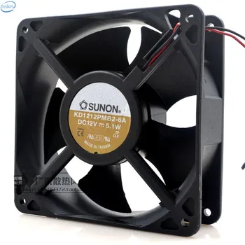 

Original KD1212PMB2-6A Computer Blower Double Ball Cooling Fan DC 12V 5.1W 0.4A 12038 120*120*38mm 2 Wires