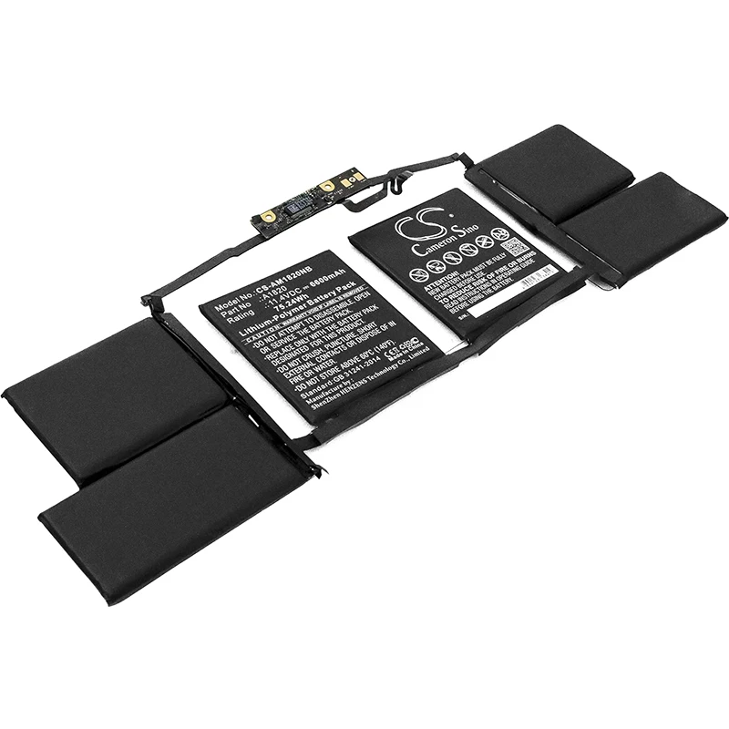 Cameron sino 6600 мАч аккумулятор для Apple notebook Apple A1707, MacBook Pro "Core i7" 2,6 1", MacBook Pro" Core i" 2,7 15"