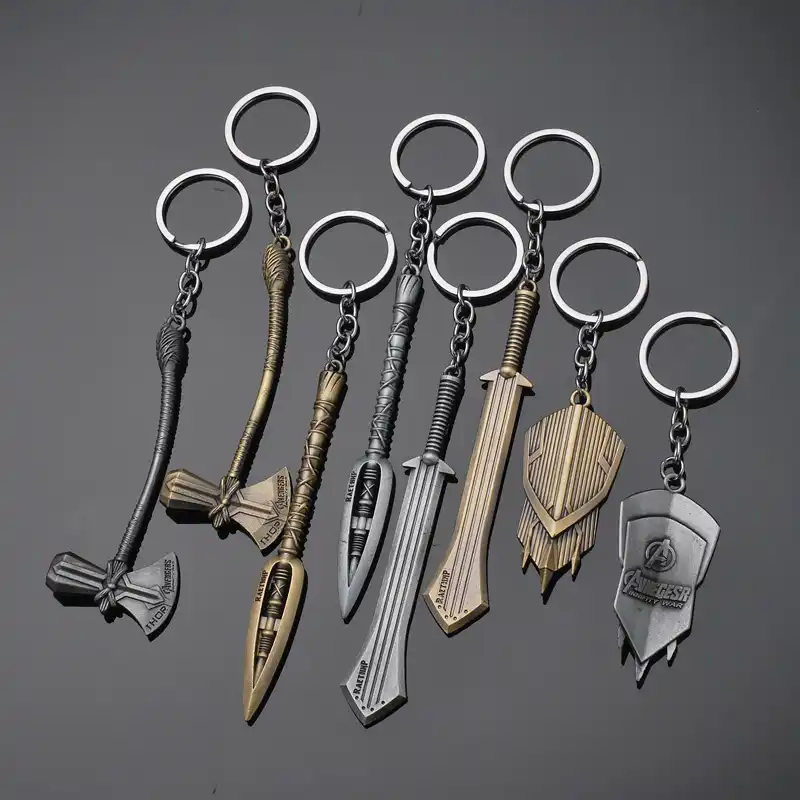 Avengers MARVEL Thor/'s Hammer Mjolnir Metal Keyring Schlüsselanhänger SEMIC