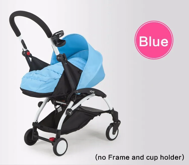 Детская коляска для сна от 0 до 6 месяцев, детская коляска yoya, детская коляска yuyu yoyo kiss, детская коляска, спальный мешок для новорожденных - Цвет: Небесно-голубой