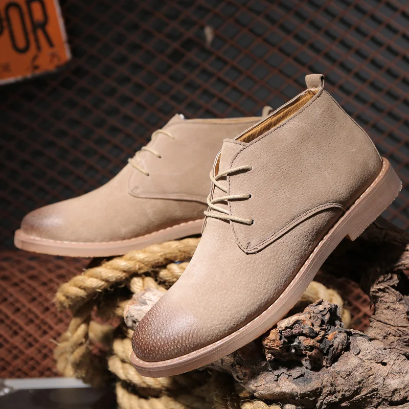 

GNOME Mid Top Brand Casual Leather Shoes Men Personality Toe Design Business Male Flats Lace Up Men Shoes Gentle Work Shoes