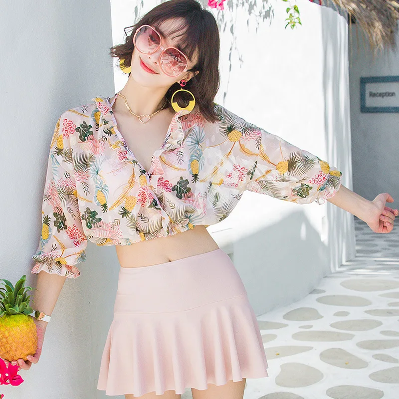 Buy Swimsuits Woman 2019 Korean Swimwear Windsurf