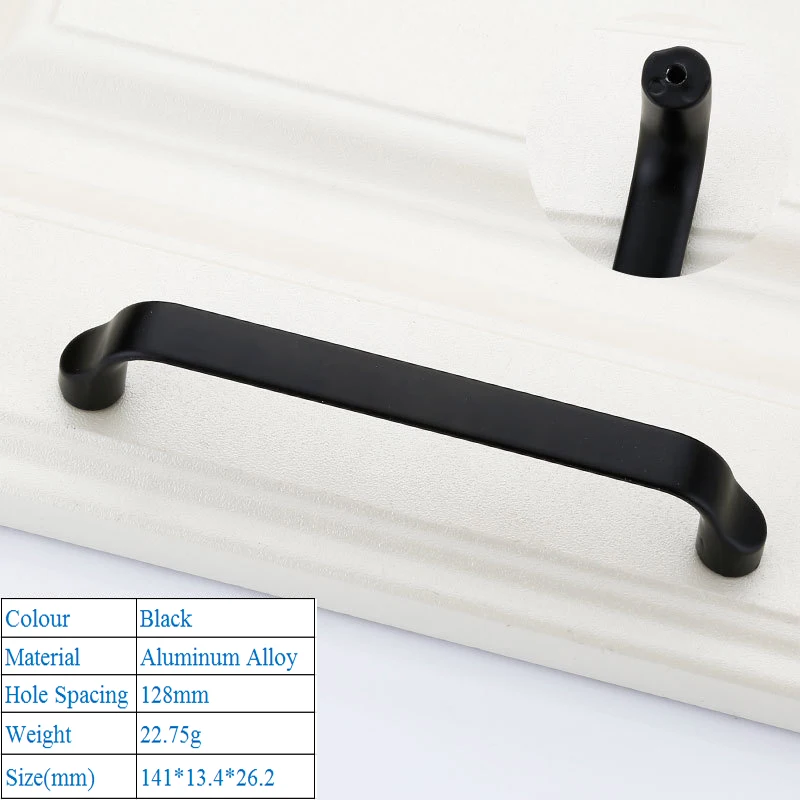 Us 1 37 40 Off Cabinet Door Handles For Interior Doors Modern Decorative Furniture Knobs Push Pull Handles Hardware Accessories In Door Handles From