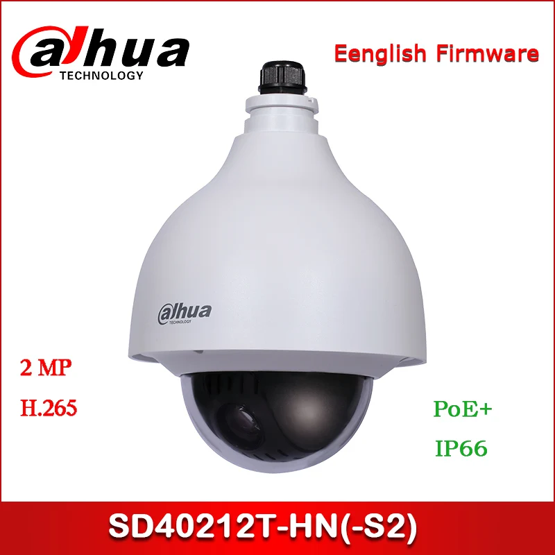 Ip-камера Dahua 2MP SD40212T-HN(-S2) 5 3 мм ~ 64 12x сетевая камера Starlight PTZ Поддержка PoE +