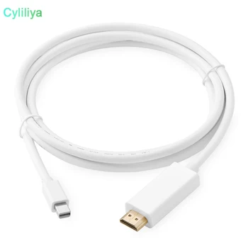 

3M Thunderbolt Mini Displayport Mini DP to HDMI Vedio Connector Adapter Cable for Apple MacBook Air Pro DHL shipping 200pcs/lot