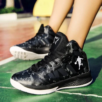 New Cool Basketball Shoes For Male Designer Shoes Men Basketball Sport Blue Red Gym Shoes Hard-Wearing Boys High Ankles Sneakers New Cool Basketball Shoes For Male Designer Shoes Men Basketball Sport Blue Red Gym Shoes Hard-Wearing Boys High Ankles Sneakers