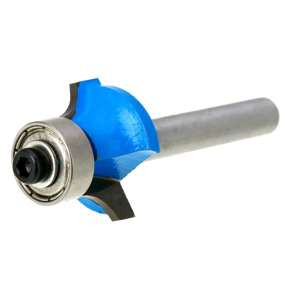 1pc Blue Round Over Router Bit 1/4" Shank 3/8" Radius Milling Cutter