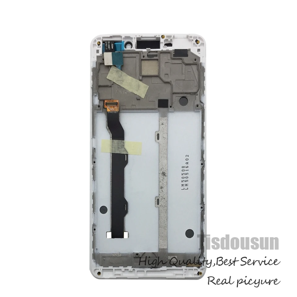 Lenovo A5600 LCD Display With Frame white (8)