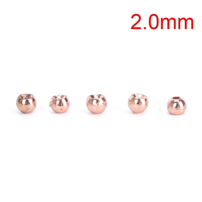 5pcs 2/2.4/2.8/3.3mm Tungsten Slotted Fly Tying Head Beads Nymph Head Ball Beads Fly Tying Materials Hot Sale Dropshipping